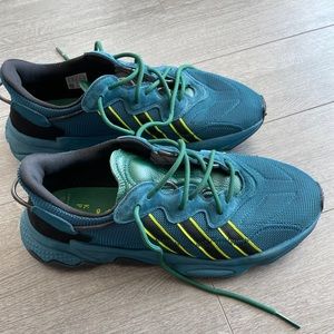 Men’s 11 Adidas Boost Pusha T Ozweego Tech Mineral